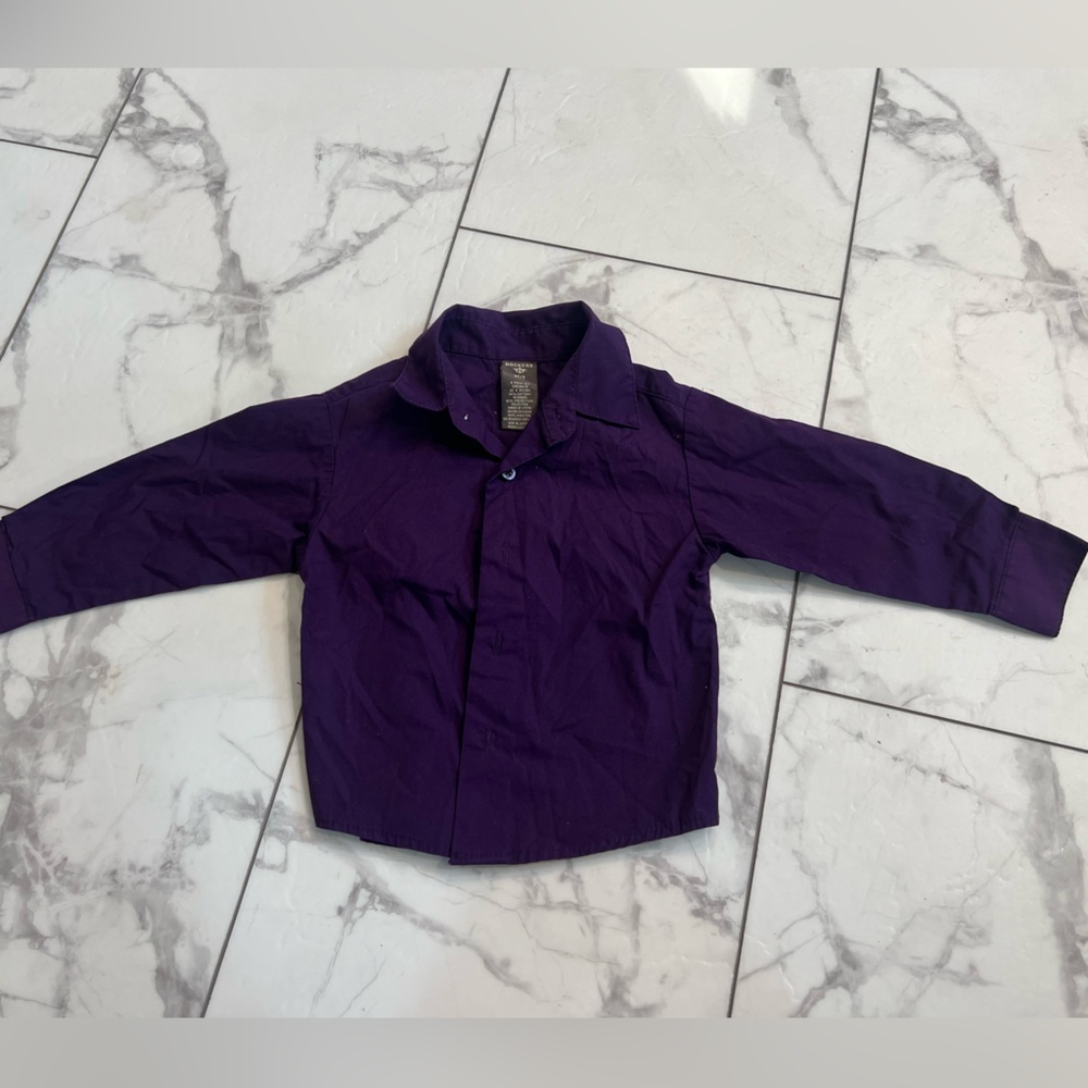 Dockers Kids Button Down Shirt in Deep Purple